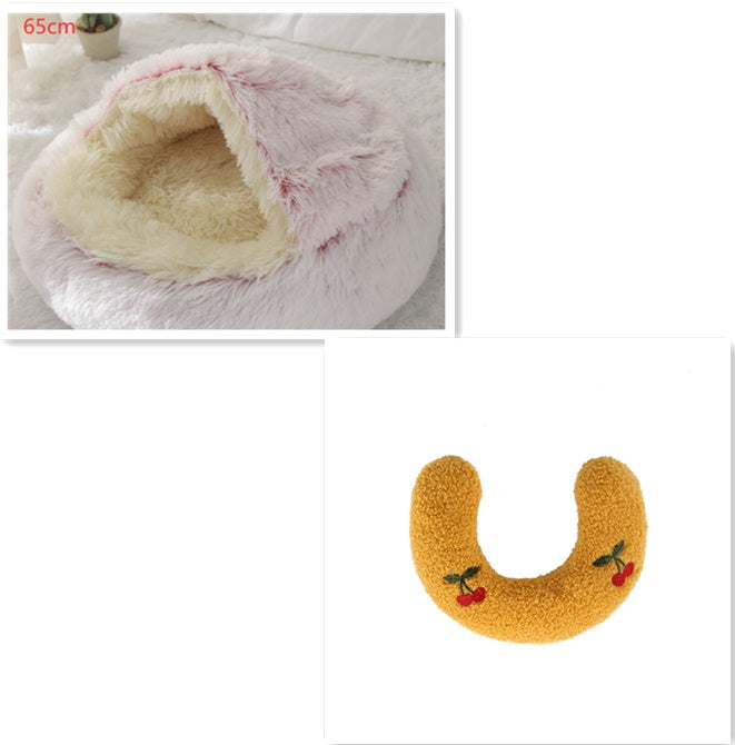 2-in-1 Plush SuperSoft Pet Bed for Dogs & Cats - GFMR TradeWorks