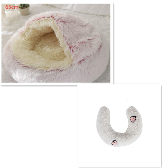 2-in-1 Plush SuperSoft Pet Bed for Dogs & Cats - GFMR TradeWorks