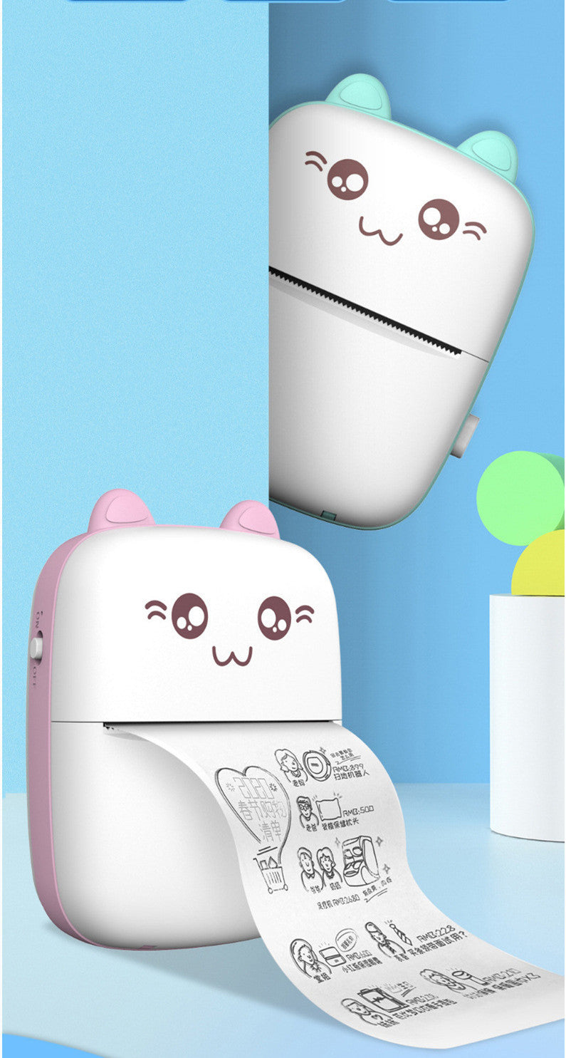 Mini Portable Bluetooth & WiFi Printer – Instant Photo, Note & Error Label Printing for Students! - GFMR TradeWorks