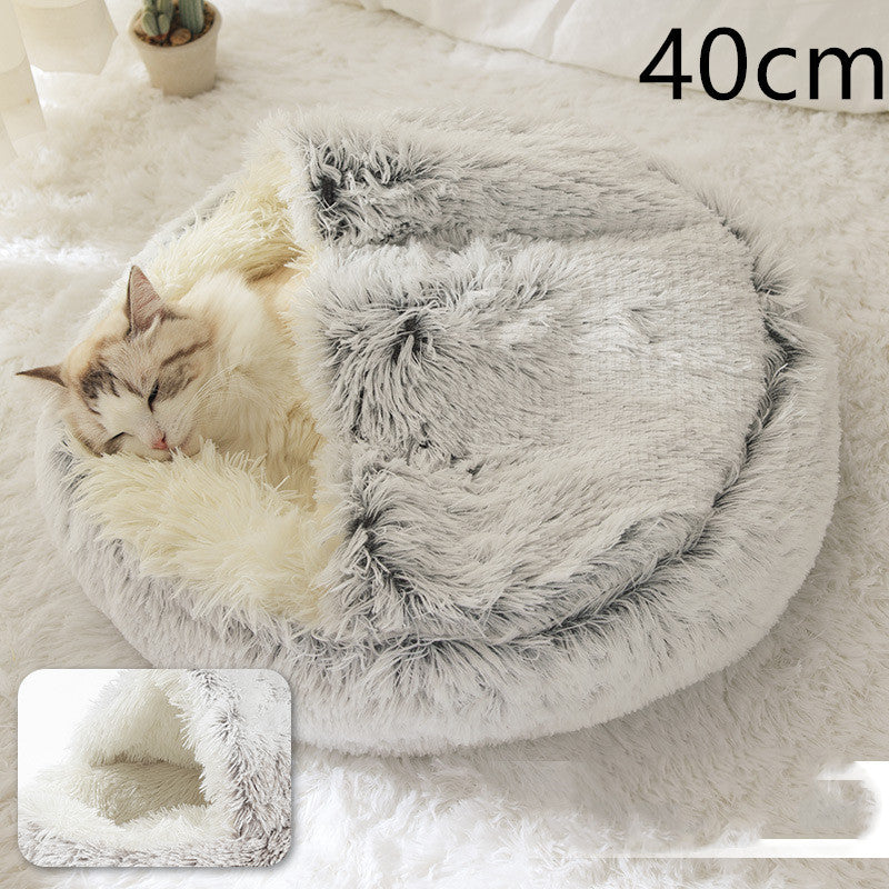 2-in-1 Plush SuperSoft Pet Bed for Dogs & Cats - GFMR TradeWorks