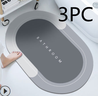 Quick-Dry Bathroom Mat for Instant Comfort and Clean Floors