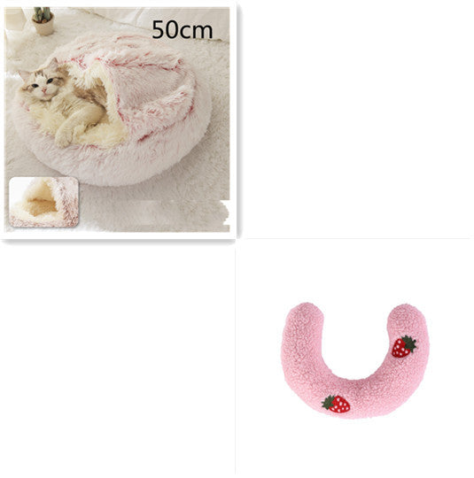 2-in-1 Plush SuperSoft Pet Bed for Dogs & Cats - GFMR TradeWorks