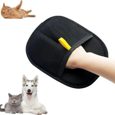 Dual-Action Pet Hair Removal Glove – Groom & De-Shed in Seconds!