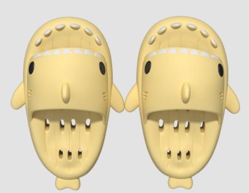 Shark Slippers with Drain Holes — Unisex Quick-Drying Pool & Beach Slides