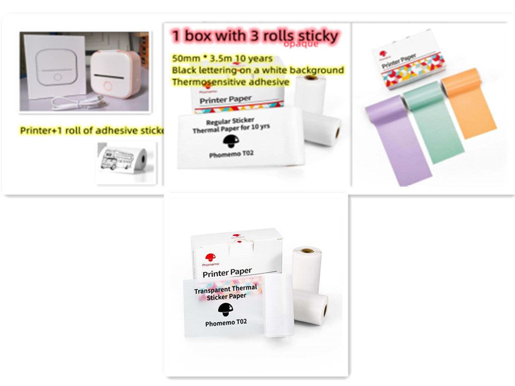 Pocket-Sized Bluetooth Thermal Printer – Print Labels & Photos Instantly!