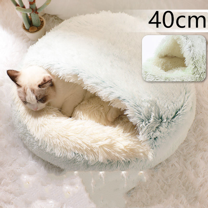 2-in-1 Plush SuperSoft Pet Bed for Dogs & Cats - GFMR TradeWorks