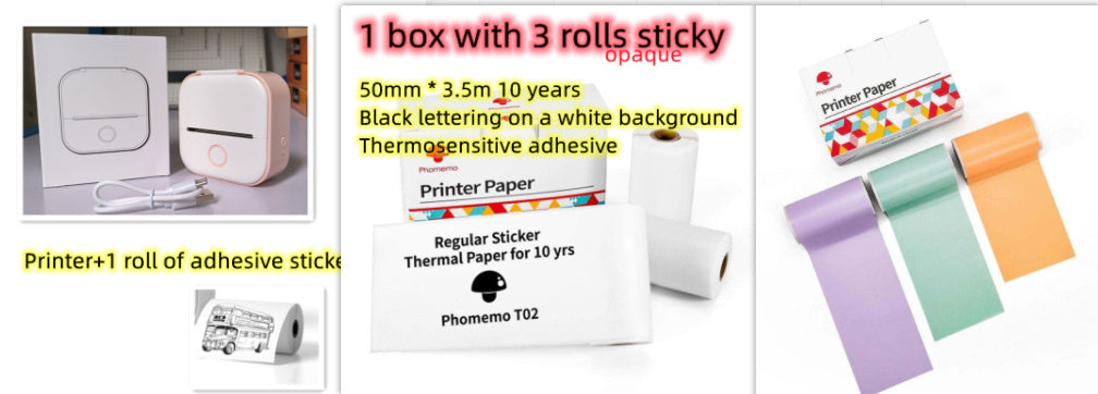 Pocket-Sized Bluetooth Thermal Printer – Print Labels & Photos Instantly!