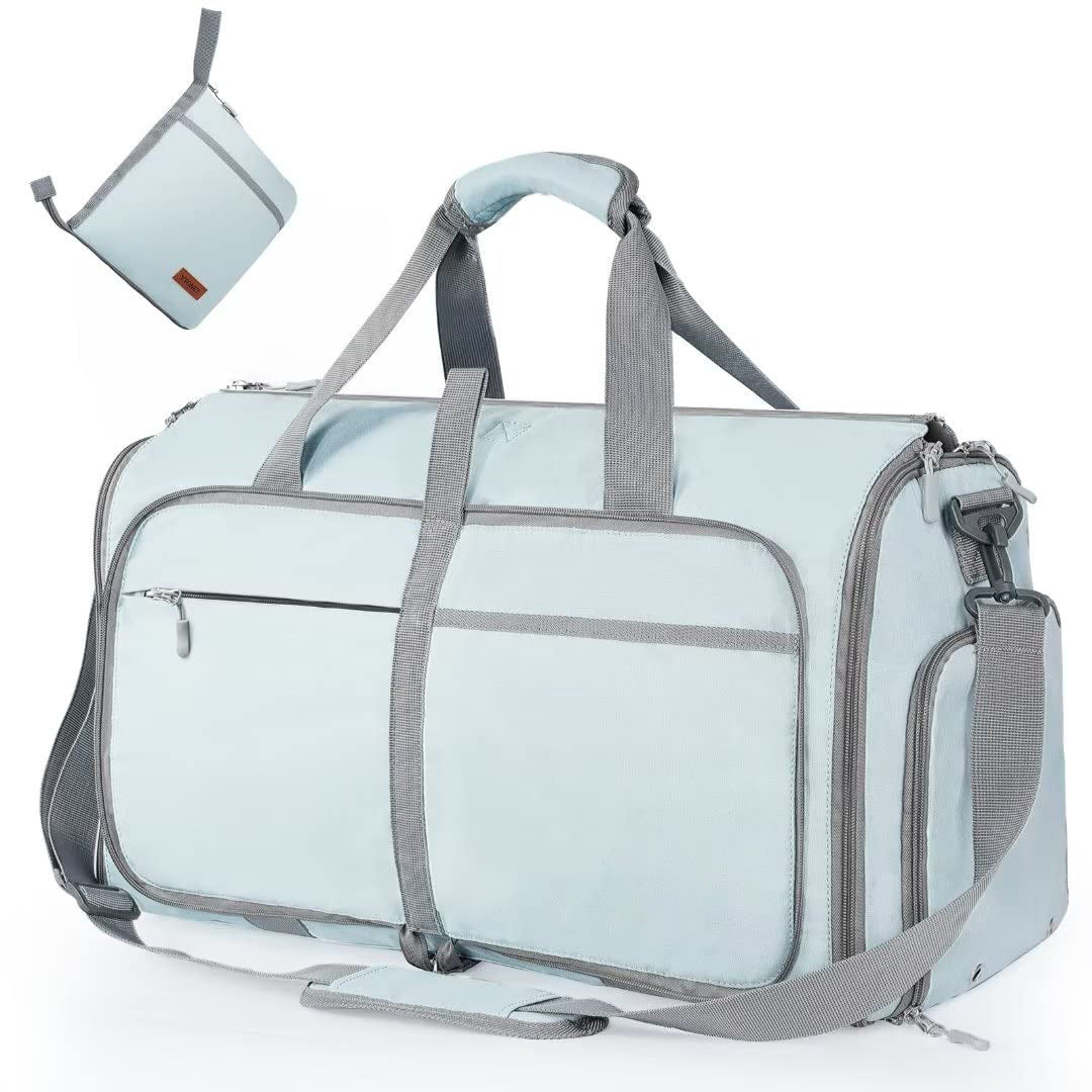 Large Capacity Foldable Travel Duffle Bag — Women’s Waterproof Handbag & Suit Tote