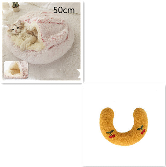 2-in-1 Plush SuperSoft Pet Bed for Dogs & Cats - GFMR TradeWorks