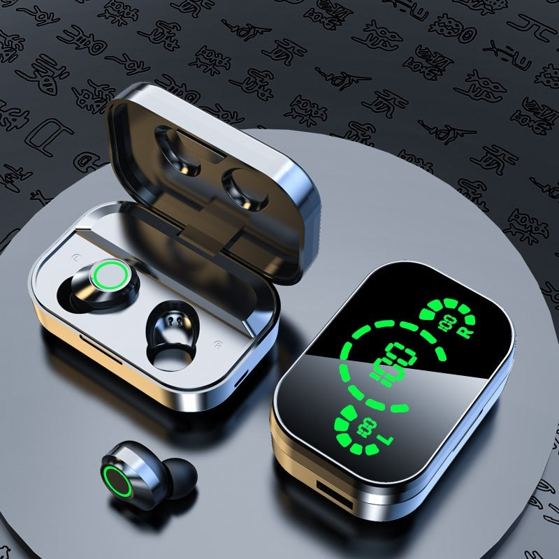 Wireless Bluetooth-compatible Headset TWS Large Screen Smart Digital Display In Ear Breathing Light - GFMR TradeWorks