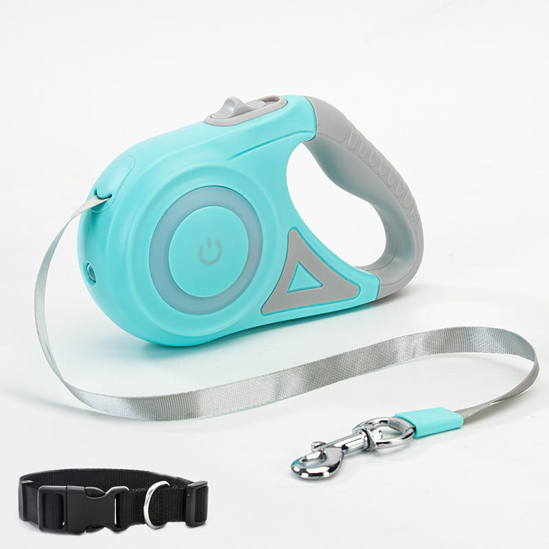 All-in-One Dog Leash & Collar Set – Retractable, LED-Equipped, Tangle-Free - GFMR TradeWorks
