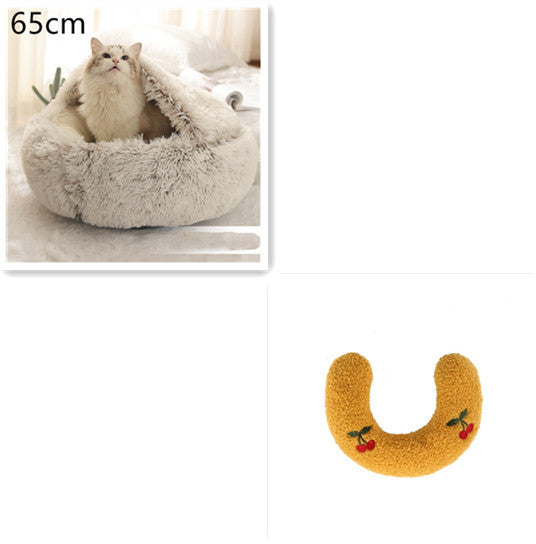 2-in-1 Plush SuperSoft Pet Bed for Dogs & Cats - GFMR TradeWorks