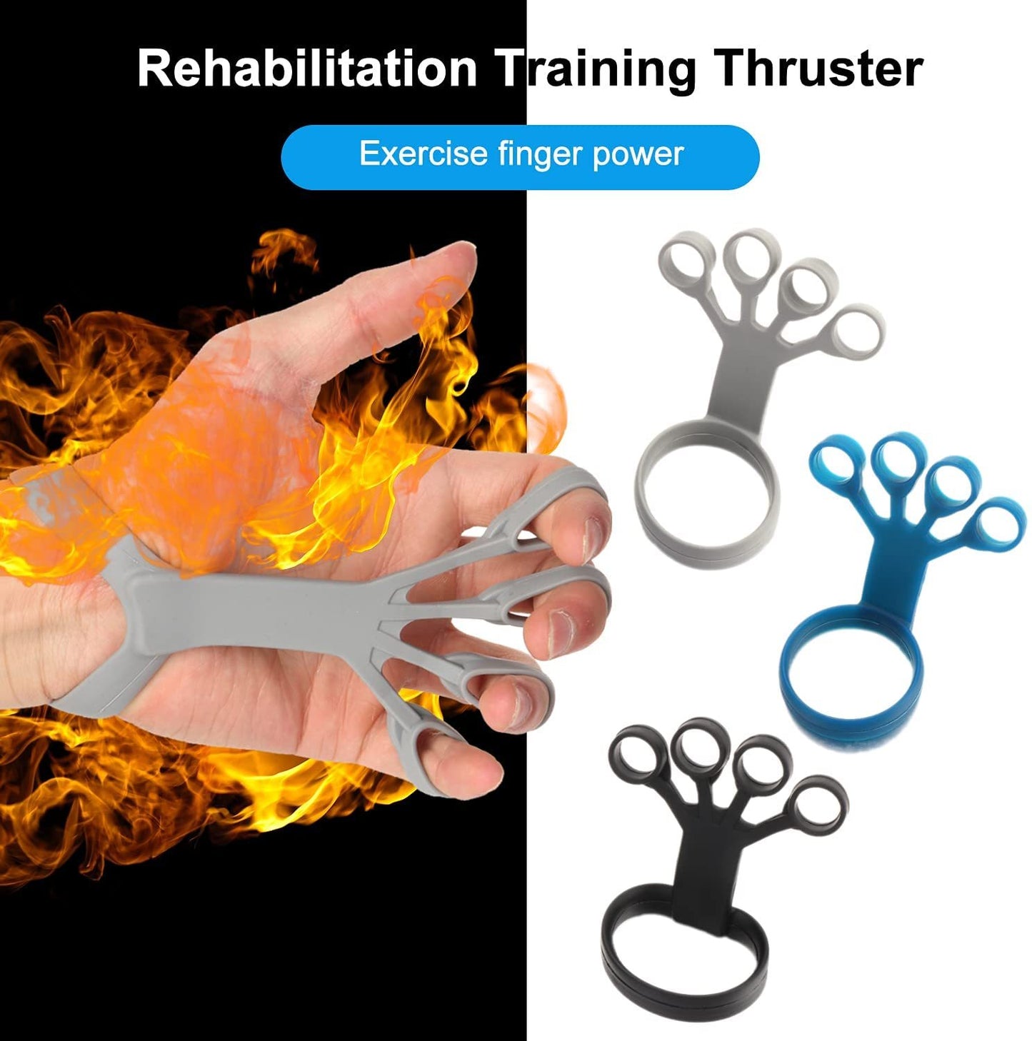 Silicone Hand Grip & Finger Stretcher – Arthritis & Pain Relief Trainer - GFMR TradeWorks