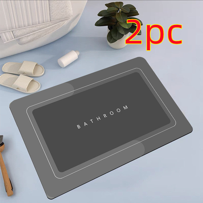 Quick-Dry Bathroom Mat for Instant Comfort and Clean Floors