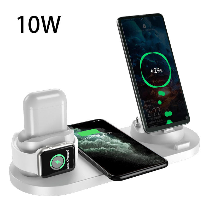 6-in-1 Fast Wireless Charging Dock – Power iPhone, Watch & More in One Sleek Pad - GFMR TradeWorks