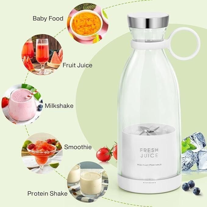 Portable Mini Blender – Travel-Ready USB Juicer for Fresh Drinks Anywhere
