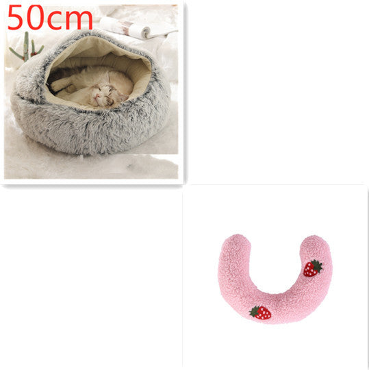 2-in-1 Plush SuperSoft Pet Bed for Dogs & Cats - GFMR TradeWorks