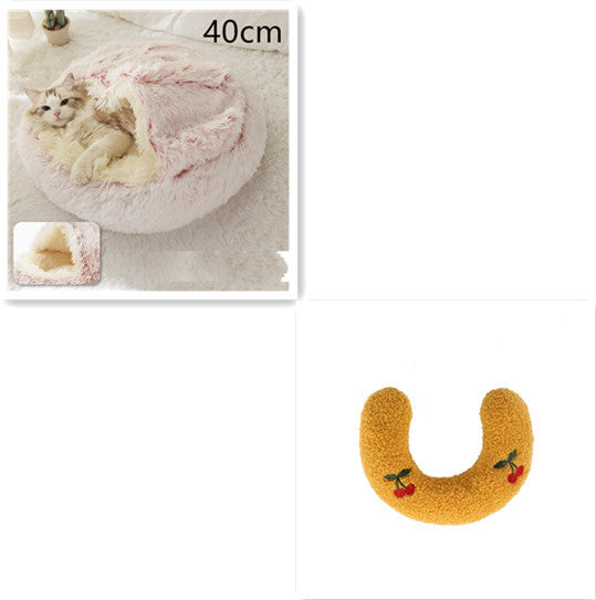 2-in-1 Plush SuperSoft Pet Bed for Dogs & Cats - GFMR TradeWorks