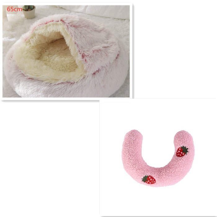2-in-1 Plush SuperSoft Pet Bed for Dogs & Cats - GFMR TradeWorks