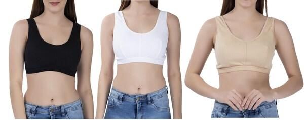 Women’s Ultra Comfort Air Bra | Seamless Cotton Support for Everyday Comfort, Work & Lounge Wear (Pack of 3)