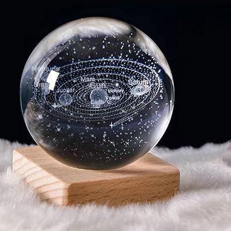 StellarGlow 3D Crystal Galaxy Night Lamp – Colourful Gradient Glow, Perfect Home & Gift Décor