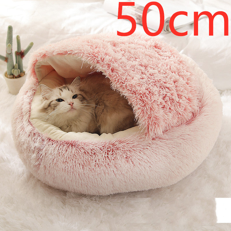 2-in-1 Plush SuperSoft Pet Bed for Dogs & Cats - GFMR TradeWorks