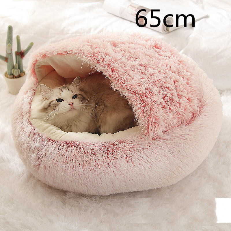 2-in-1 Plush SuperSoft Pet Bed for Dogs & Cats - GFMR TradeWorks
