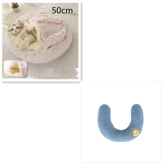 2-in-1 Plush SuperSoft Pet Bed for Dogs & Cats - GFMR TradeWorks