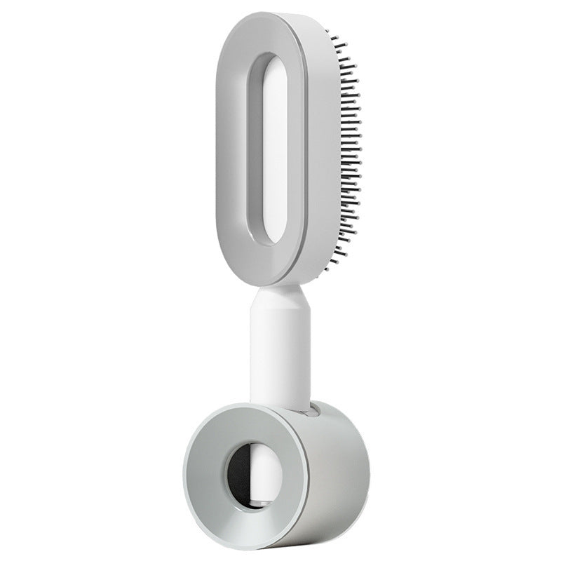 Self-Cleaning Hair Brush for Women — One-Key Hair Removal & Scalp Massage - GFMR TradeWorks
