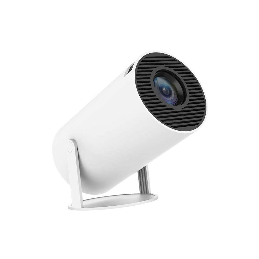 Compact Portable Projector – 180° Wide-Angle Auto-Focus Home Theater Cinema