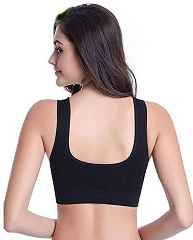 Women’s Ultra Comfort Air Bra | Seamless Cotton Support for Everyday Comfort, Work & Lounge Wear (Pack of 3)