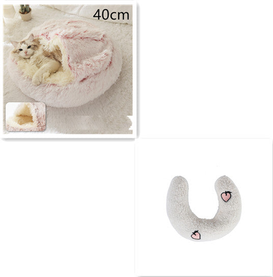 2-in-1 Plush SuperSoft Pet Bed for Dogs & Cats - GFMR TradeWorks
