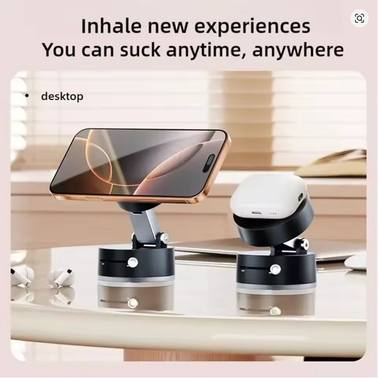 Vacuum Suction Magnetic Phone Holder