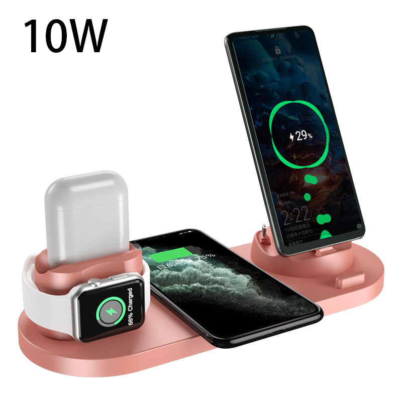 6-in-1 Fast Wireless Charging Dock – Power iPhone, Watch & More in One Sleek Pad - GFMR TradeWorks
