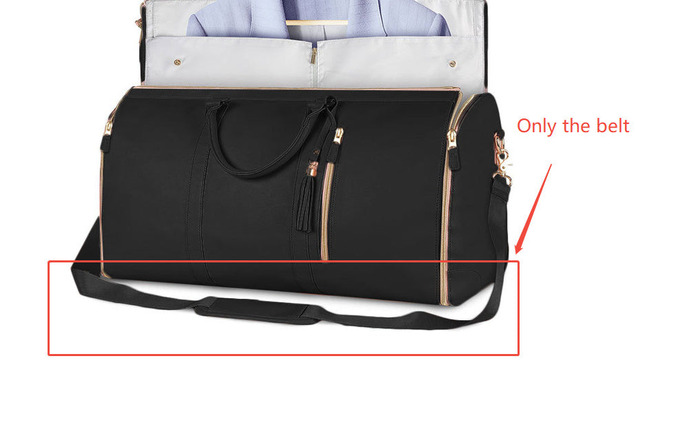 Large Capacity Foldable Travel Duffle Bag — Women’s Waterproof Handbag & Suit Tote