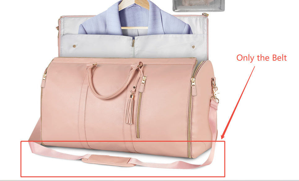 Large Capacity Foldable Travel Duffle Bag — Women’s Waterproof Handbag & Suit Tote