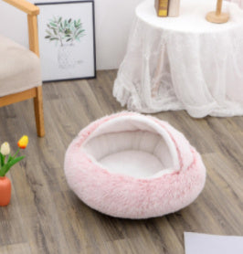 2-in-1 Plush SuperSoft Pet Bed for Dogs & Cats - GFMR TradeWorks