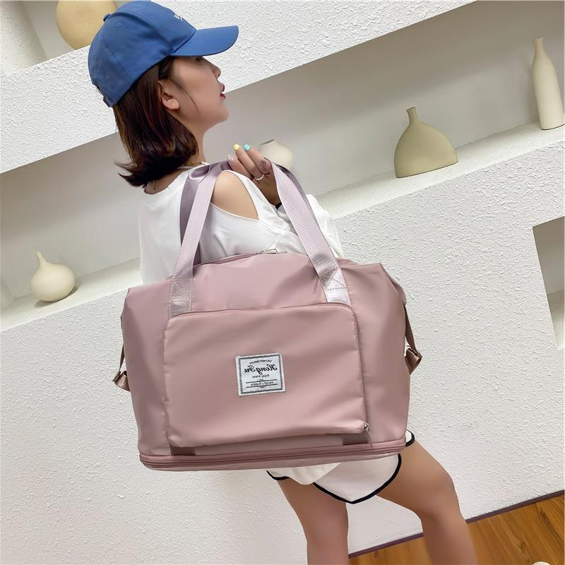 Waterproof Foldable Travel Bag — Large Capacity Gym & Weekender Tote for Women - GFMR TradeWorks