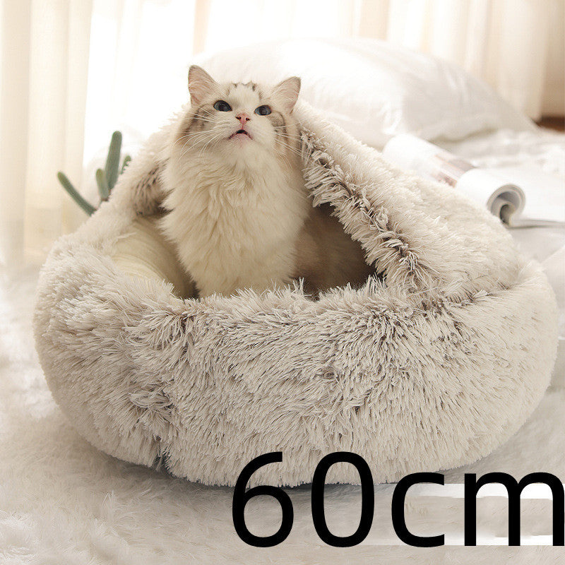 2-in-1 Plush SuperSoft Pet Bed for Dogs & Cats - GFMR TradeWorks