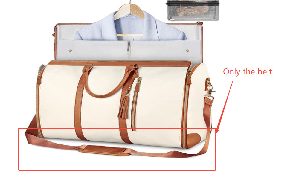 Large Capacity Foldable Travel Duffle Bag — Women’s Waterproof Handbag & Suit Tote