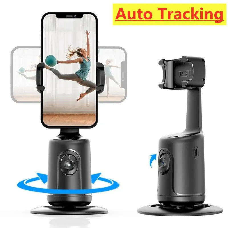 360° AI Auto Face Tracking Gimbal – Smart Vlogging & Live Streaming Stabilizer - GFMR TradeWorks