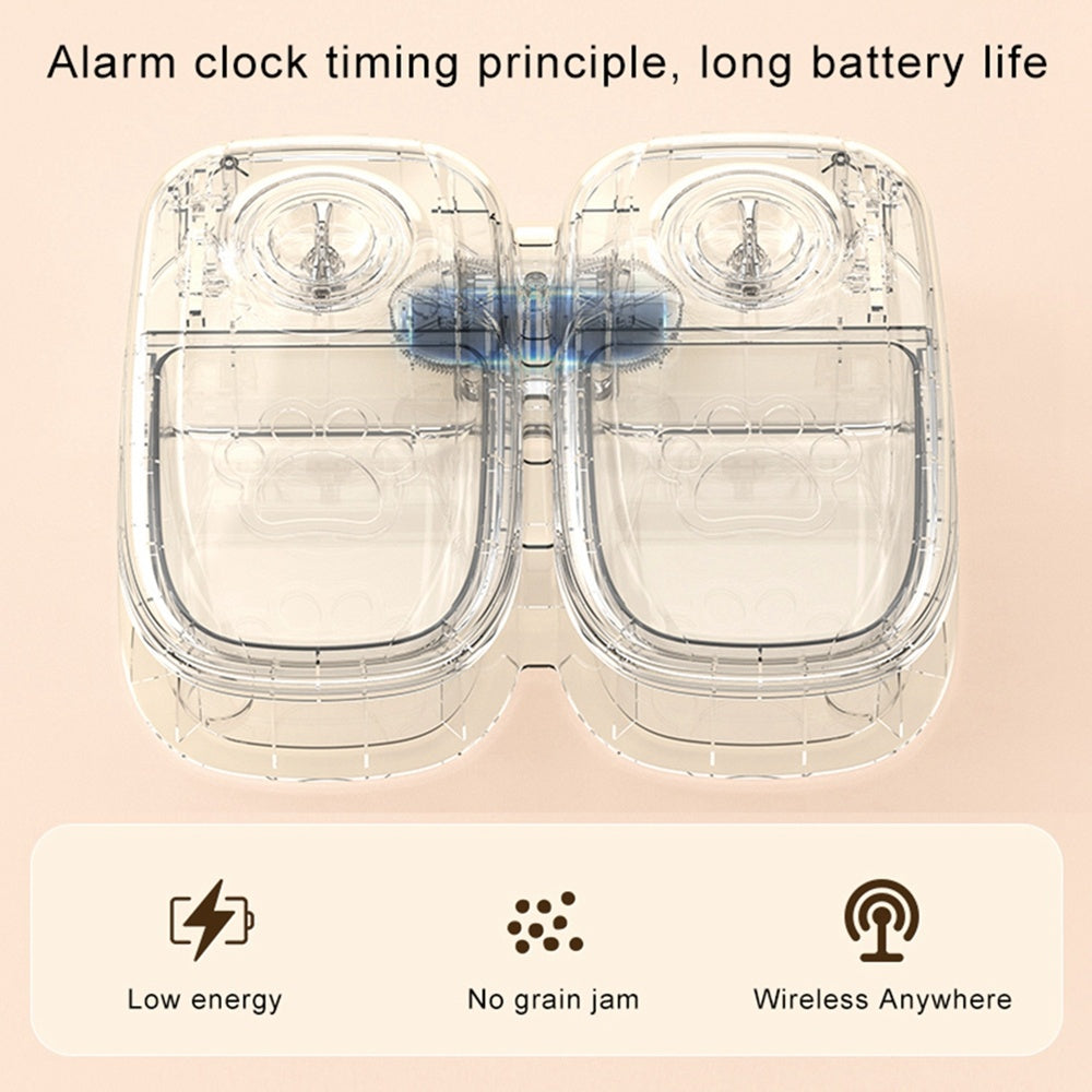 Smart Automatic Pet Feeder with Timer & Stainless Steel Bowl — Perfect for Cats & Dogs