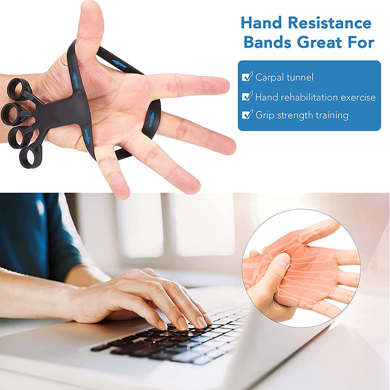 Silicone Hand Grip & Finger Stretcher – Arthritis & Pain Relief Trainer - GFMR TradeWorks