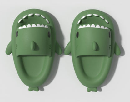 Funny Shark Cartoon Adult Slippers - Indoor & Outdoor Comfort - GFMR TradeWorks