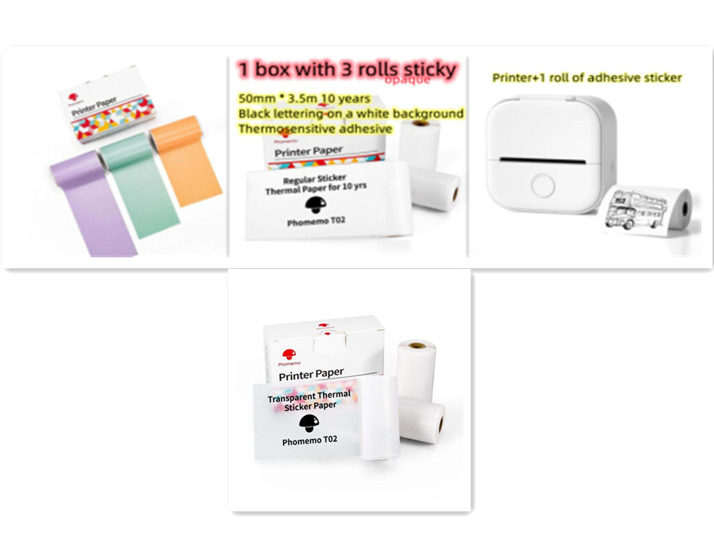Pocket-Sized Bluetooth Thermal Printer – Print Labels & Photos Instantly!