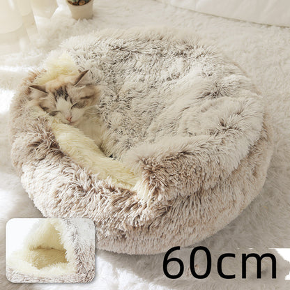 2-in-1 Plush SuperSoft Pet Bed for Dogs & Cats - GFMR TradeWorks