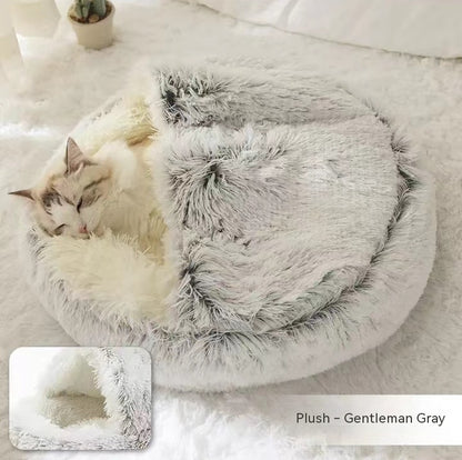 2-in-1 Plush SuperSoft Pet Bed for Dogs & Cats - GFMR TradeWorks