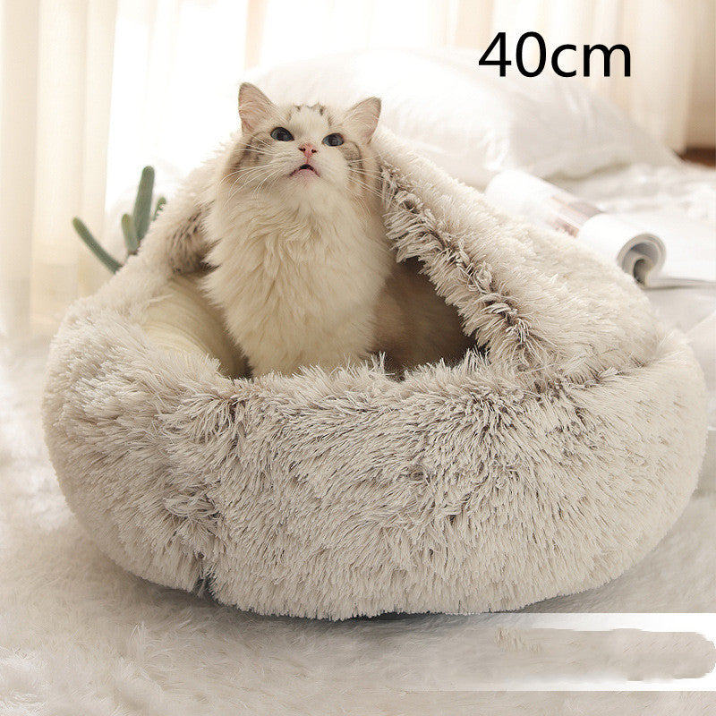 2-in-1 Plush SuperSoft Pet Bed for Dogs & Cats - GFMR TradeWorks