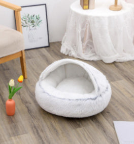 2-in-1 Plush SuperSoft Pet Bed for Dogs & Cats - GFMR TradeWorks