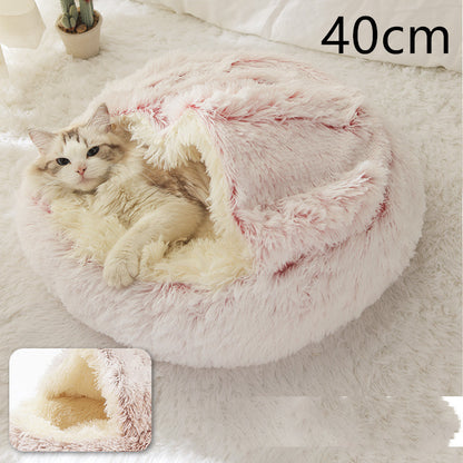 2-in-1 Plush SuperSoft Pet Bed for Dogs & Cats - GFMR TradeWorks